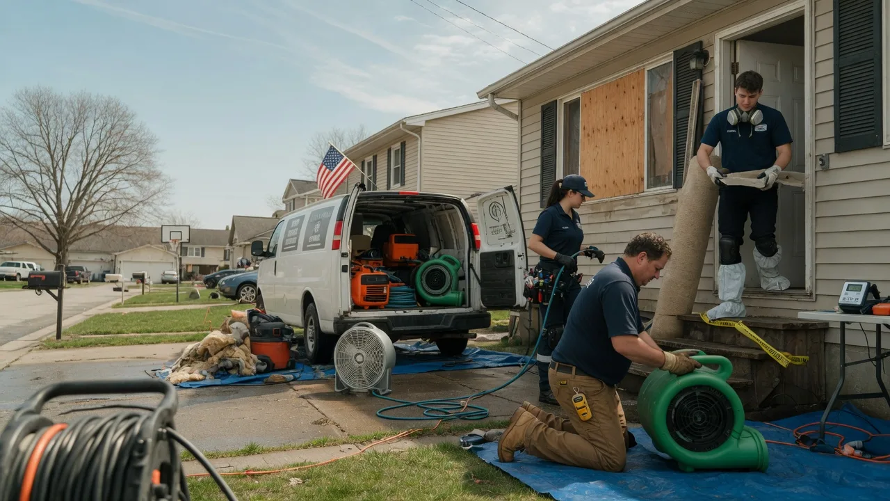 Water Damage Restoration in Hamlet, IN near me